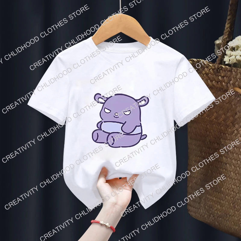 Kuromis-T-Shirt à Manches Courtes pour Enfant Garçon et Fille, Vêtement Décontracté à Motif de Dessin Animé Kawaii, à la Mode, Harajuku