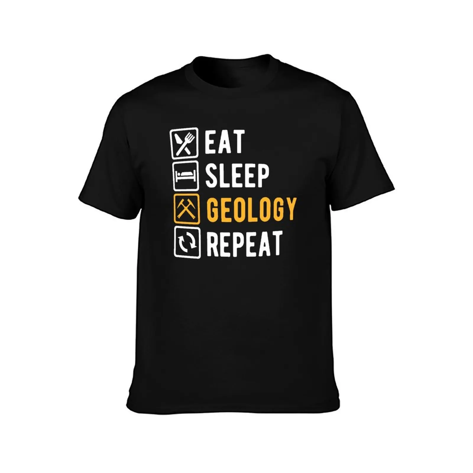 Geologist Geology Life T-Shirt, Summer Casual Cotton Tee, Oversized Streetwear Tops, Vintage Graphic Print, Unisex Men Women