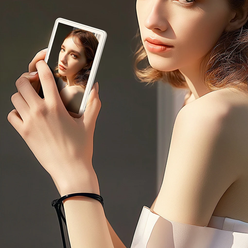 RK-X40 Magnetic Vlog Selfie Screen Phone Rear Camera Selfie Monitor Display For iPhone 16 15 14 Pro Max iOS Android Phone White