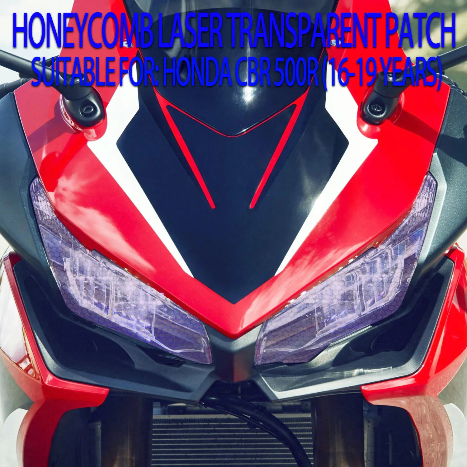 لهوندا CBR 500R (16-19) المصباح الزخرفية العسل ضوء الليزر حامي