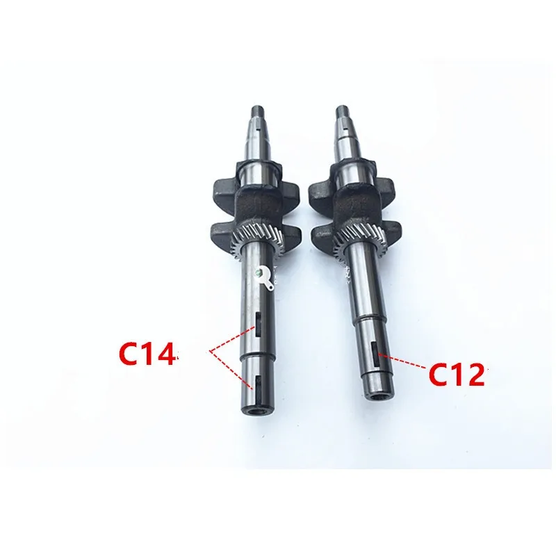 

C12 / C14 Crankshaft For Honda GXV160 5.5HP HRJ216 Engine motor Lawn Mower Crank Shaft Main Shaft Replacement