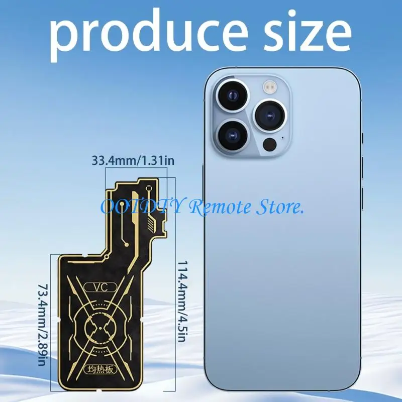  Oversized Heat Dissipation Sticker For Mobile Devices During Intensive Tasks