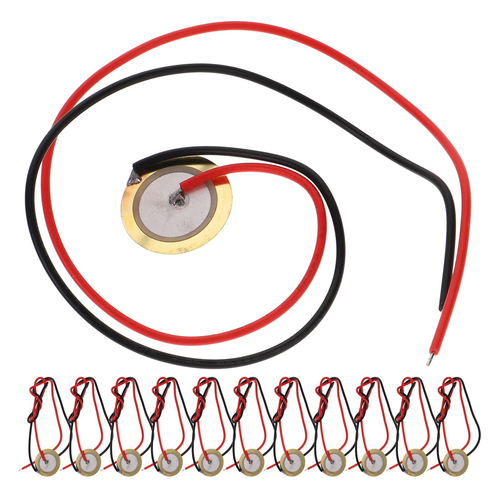 

15Pcs Piezo Pickup Disc Microphone Trigger Buzzer Accurate Capture Subtle Details Suitable Multiple Instruments