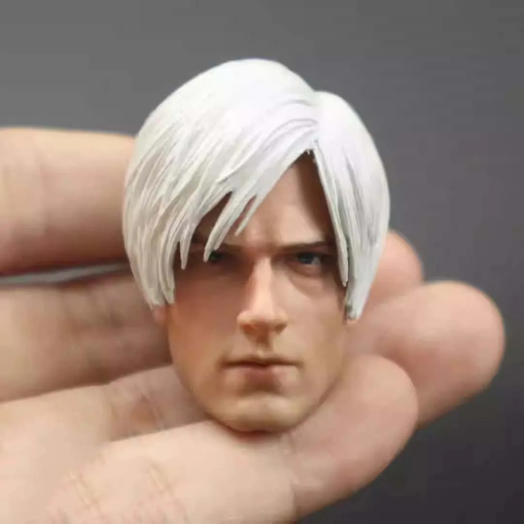 1/6 Scale Villainous Actor Head Sculpt Americans Handsome Boy Head Played Model for 12in Action Figure Body Accessory Toy