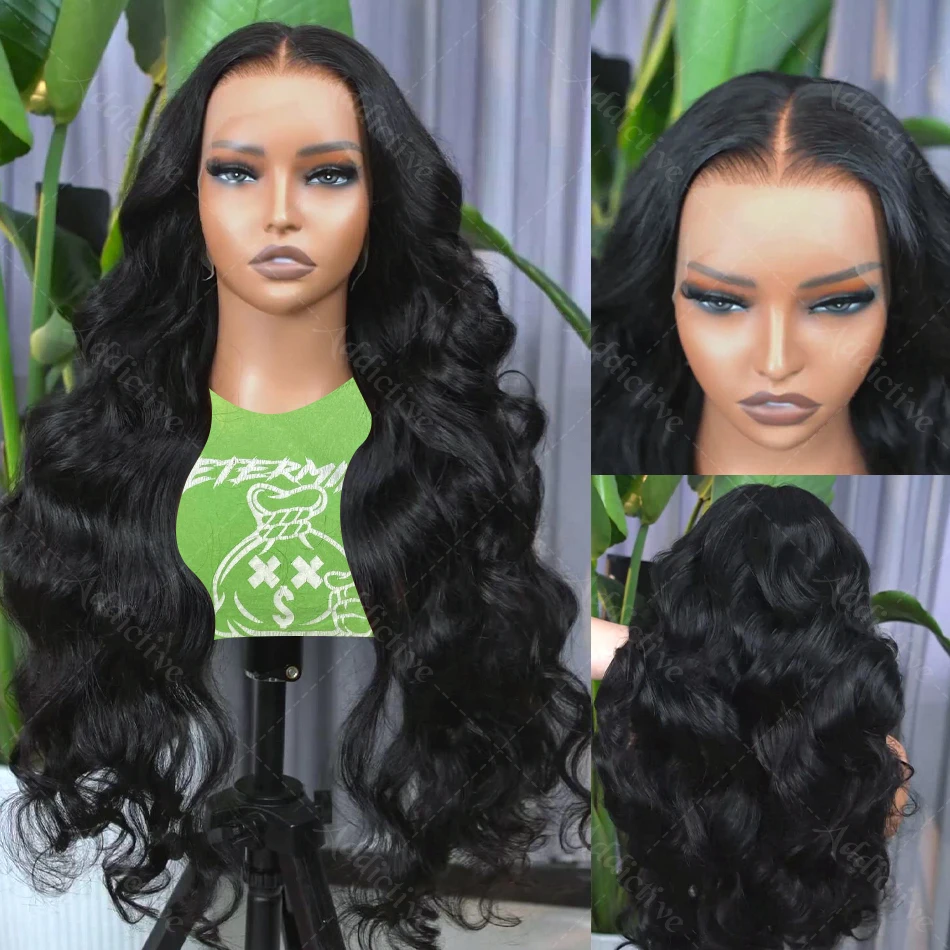 Brazilian Water Wave Lace Frontal Wig para Mulheres, HD Lace Front Perucas, Cabelo Humano, Transparente, 250 Densidade, 13x4, 30 ", 40"