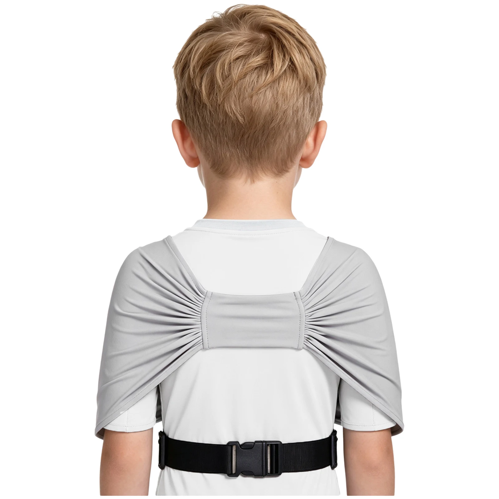 Children Compression Shirt Special Needs Adaptive Top Adjustable Buckle Belt Wrap Calm Tops Pressure Vest Sleeve Clothing
