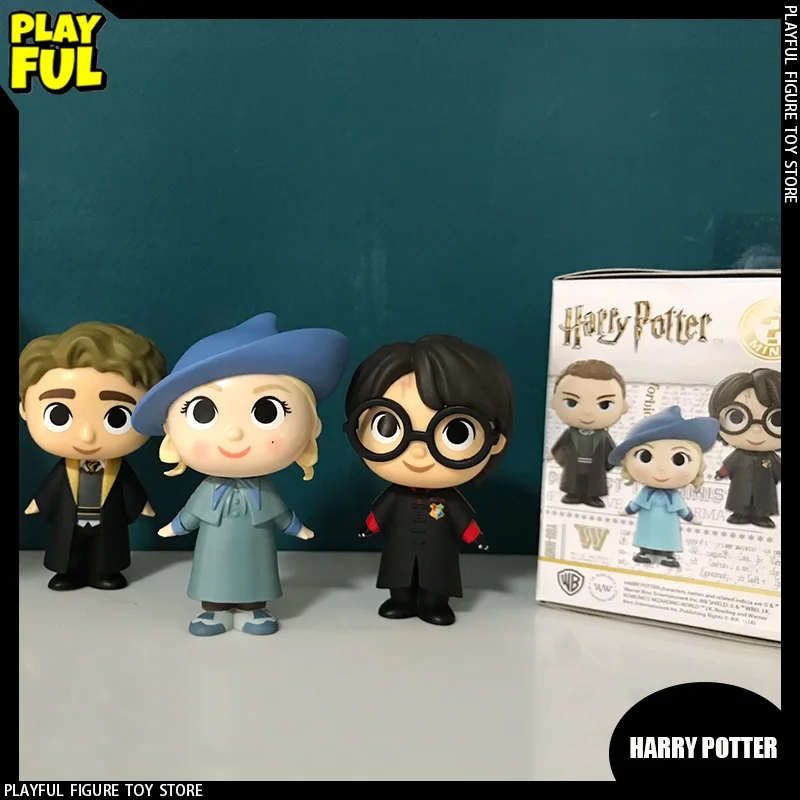 New In Stock Harry Potter Q Version Anime Figure Harry James Potter Hermione Granger Cedric Diggory Action Figure Kids Toys Gift