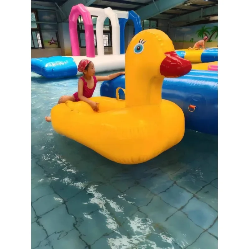 Water inflatable toys Customized inflatable yellow duck banana model Water floating toys Children's indoor and outdoor fun