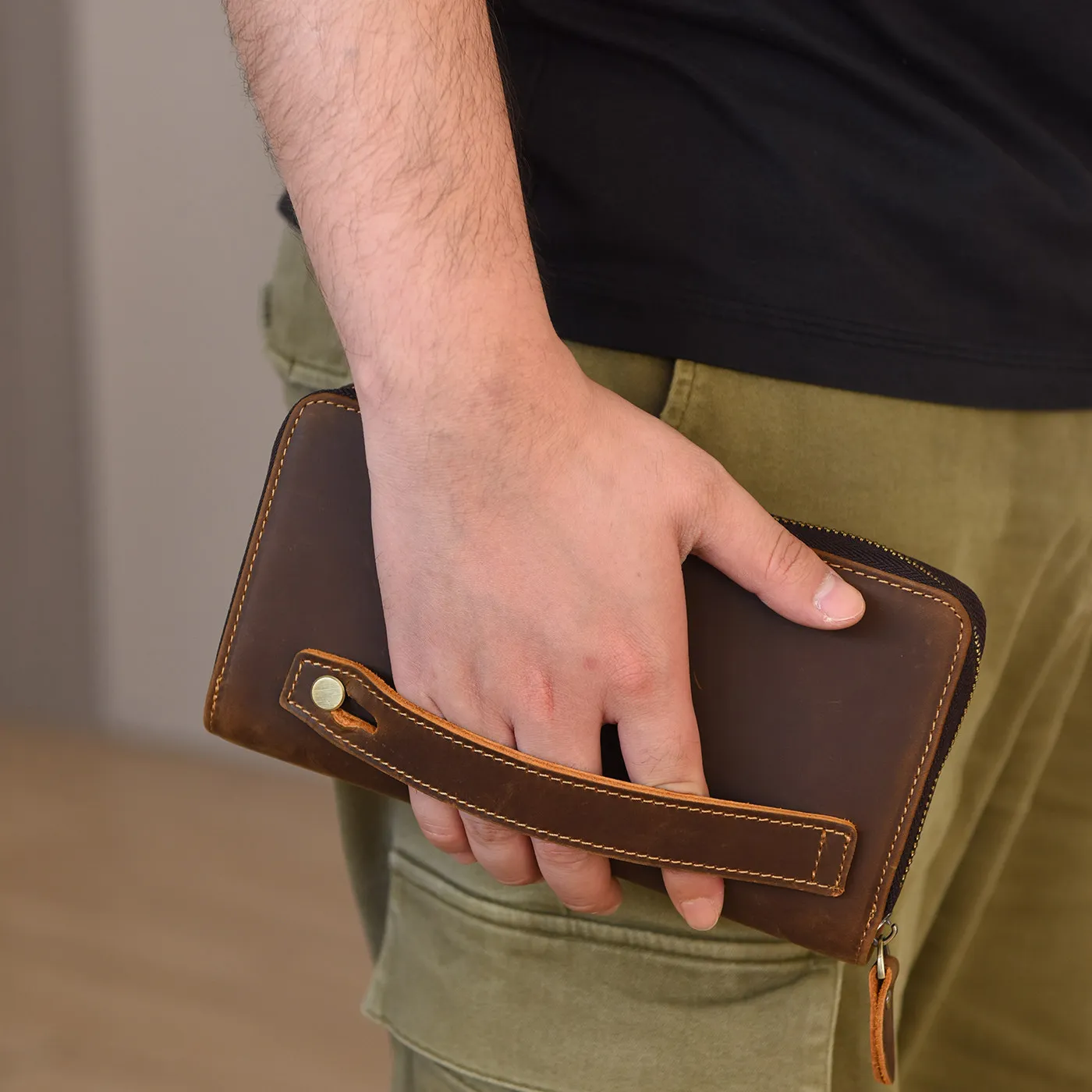 genuine-leather-long-wallet-top-layer-cowhide-vintage-handheld-bag-multifunctional-mobile-phone-bag-mad-skin-clutch-for
