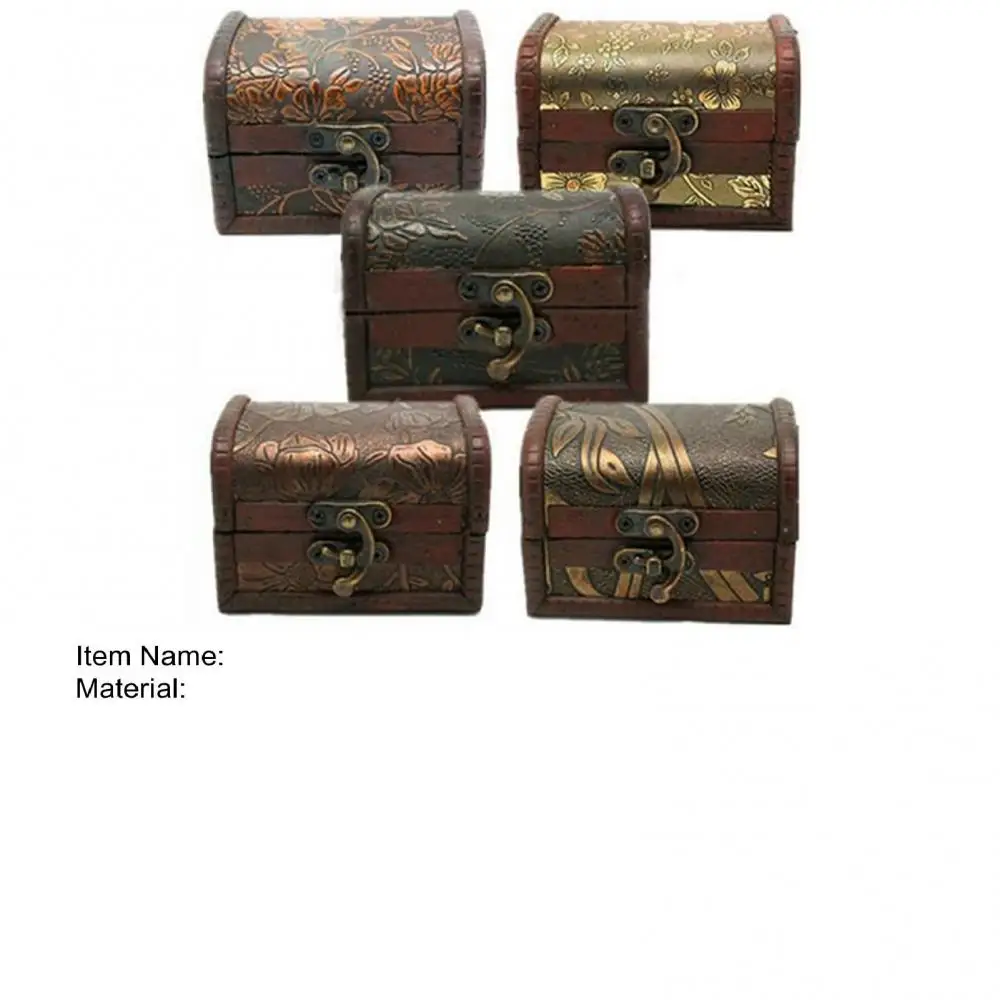 خمر مجوهرات اللؤلؤ قلادة سوار التخزين المنظم علبة خشبية هدية صندوق خشبي صناديق تخزين