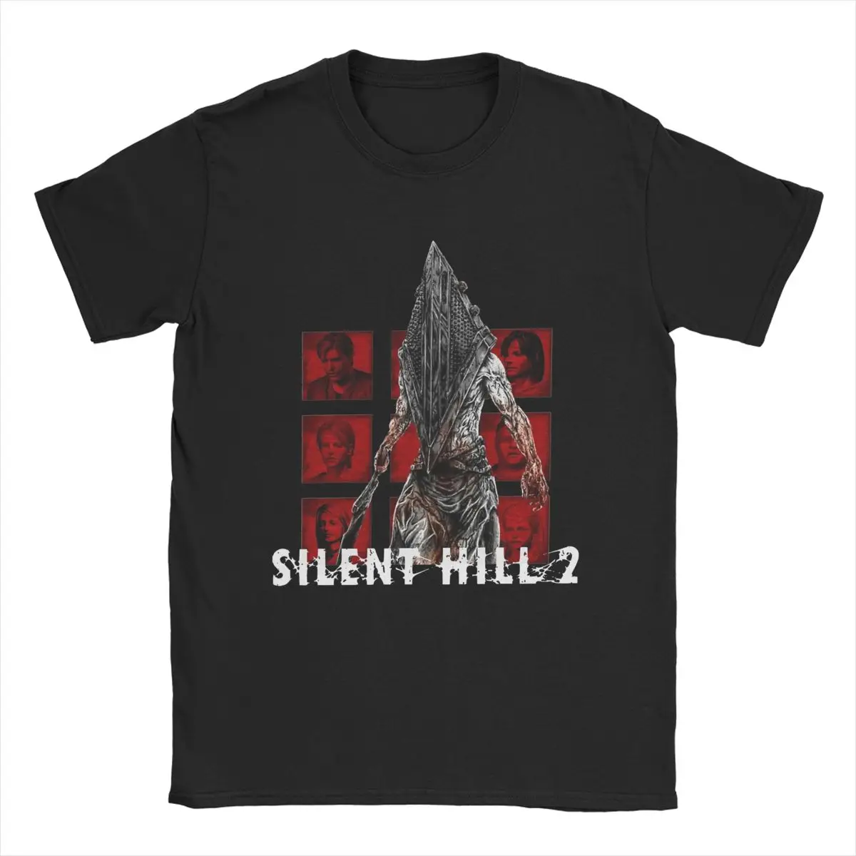 Creative Silent Hill 2 T-Shirt for Men Round Neck 100% Cotton T Shirts Short Sleeve Tee Shirt New Arrival Clothes