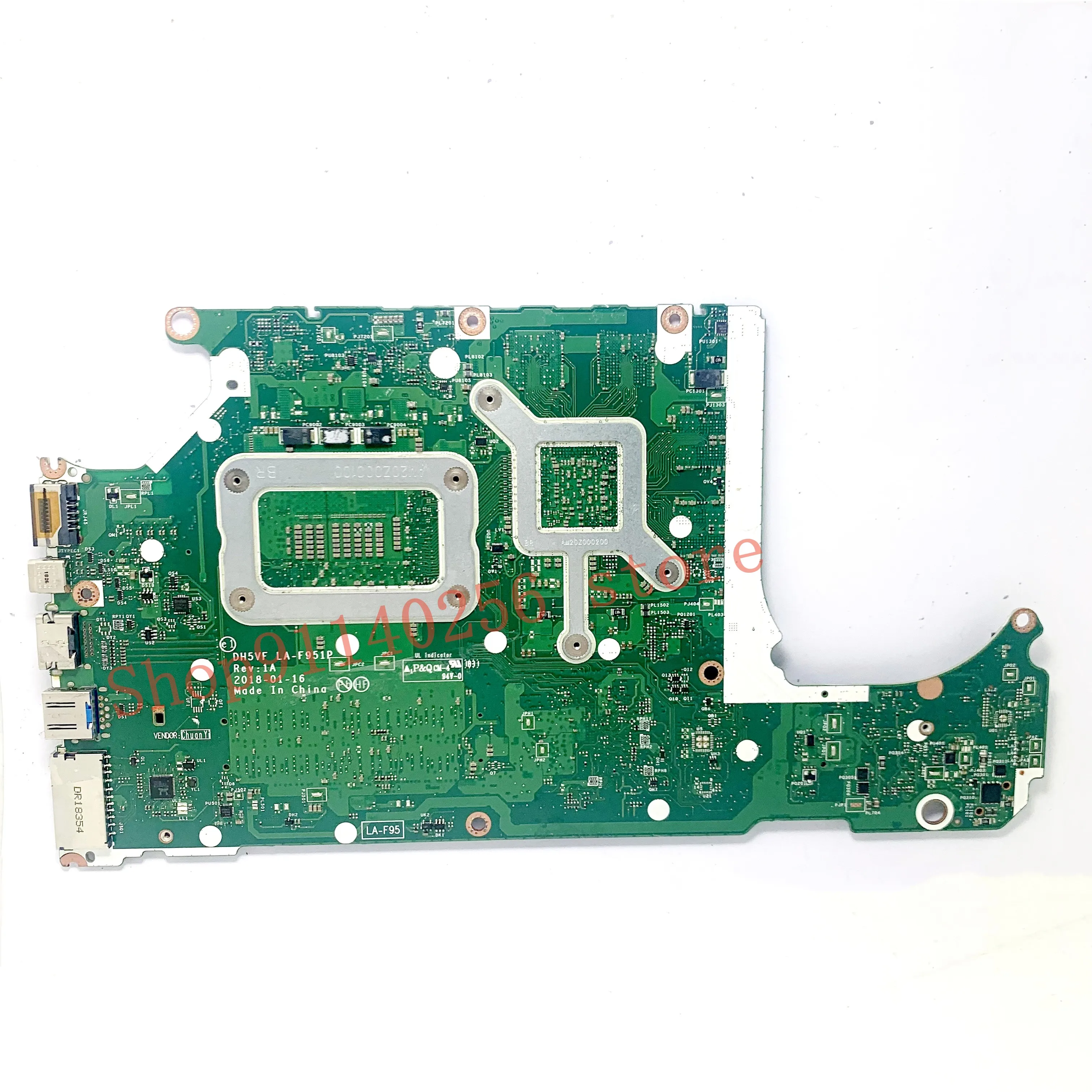 Mainboard For Acer AN515-52 Laptop Motherboard DH5VF LA-F951P NBGXB11002 With SR3YY I7-8750H CPU N17P-G0-A1 GTX1050 100% Test OK