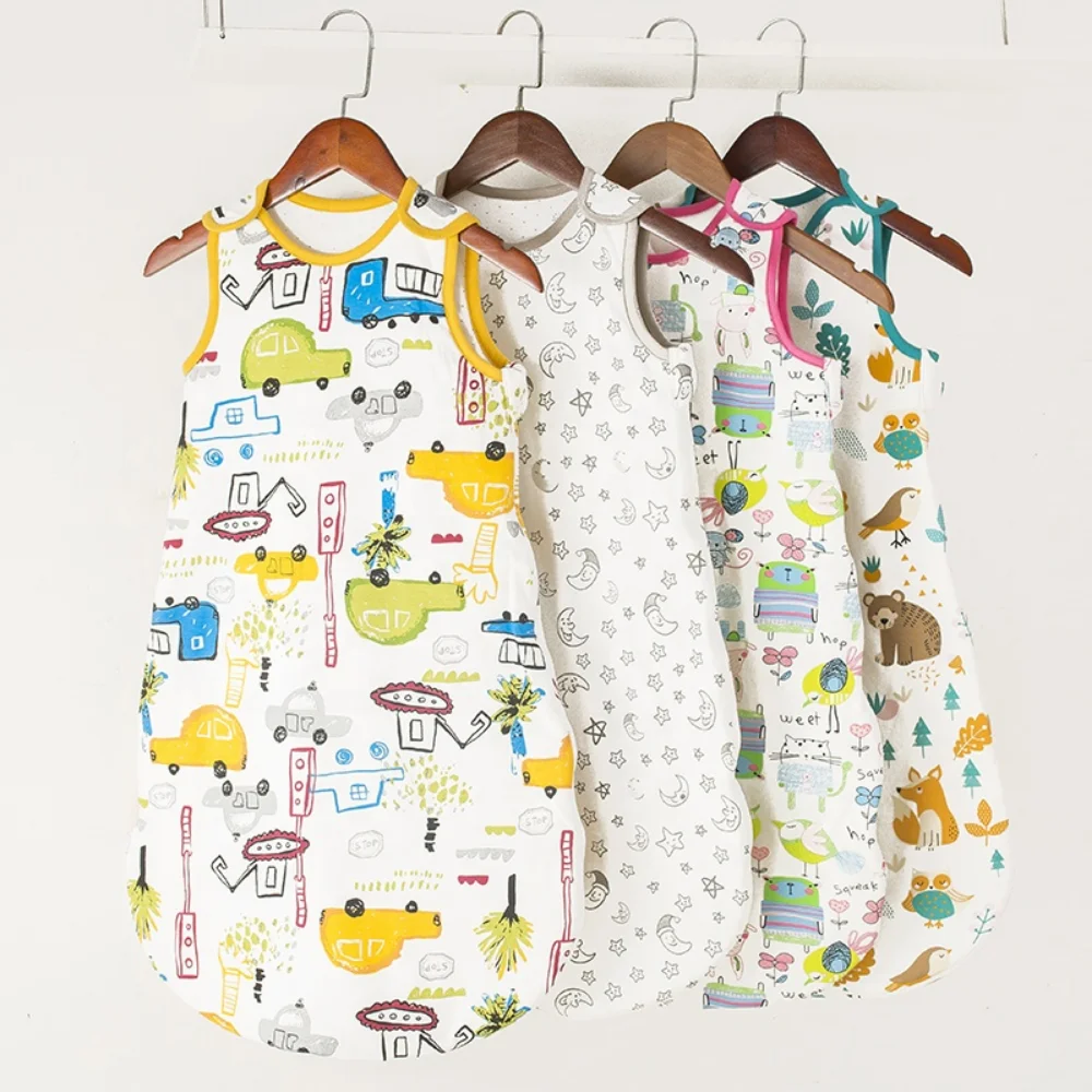 Sac de Couchage en Coton Biologique pour Bébé, Pyjama d'Emmaillotage pour Nouveau-né, Printemps, Hiver, 1.5