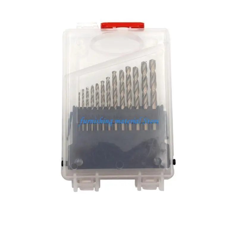 

Y5GD 13 Pieces High Speed Steel Twist Drill Bit Set for Daily Home Maintenance Construction Work Corrosion Resistance