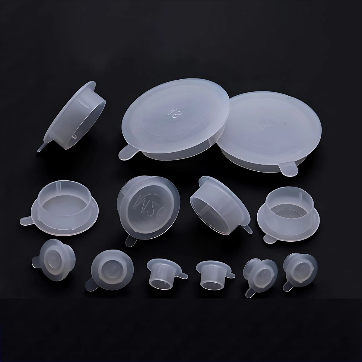 Band Edge Plastic Cover for Hole Waterpipe Holes Plugs Stainless Steel Pipe Furniture Threaded Sheath Cap Circular Caps Bolt End