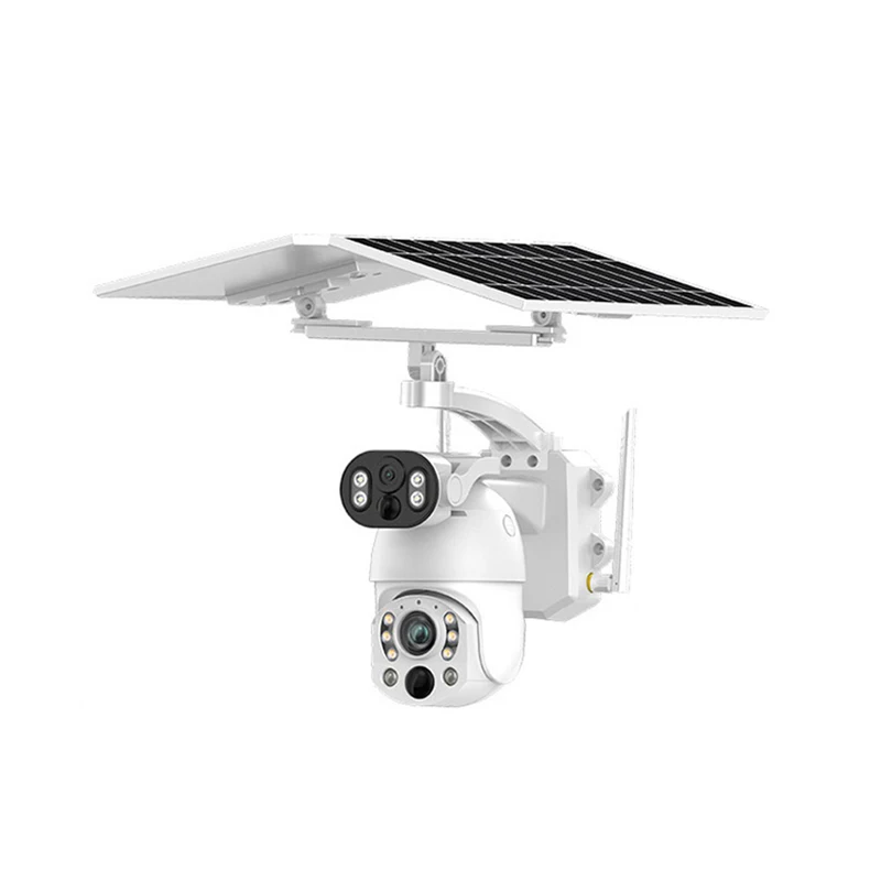 CHAFON 5MP Dual Lens Panoramic Solar Security Camera With Two-Way Audio PIR Human Detection 4G WIFI 1-Year Warranty