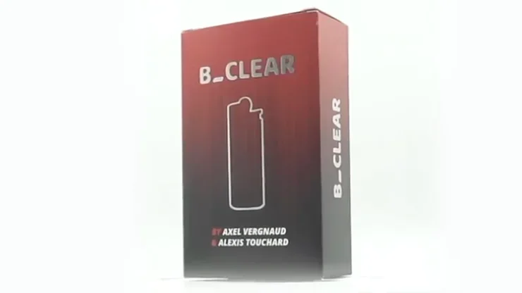 B CLEAR (Gimmicks) By Axel Vergnaud Close Up Magic Tricks Street Magic Illusions Props Mentalism Flash Color Changes Fun