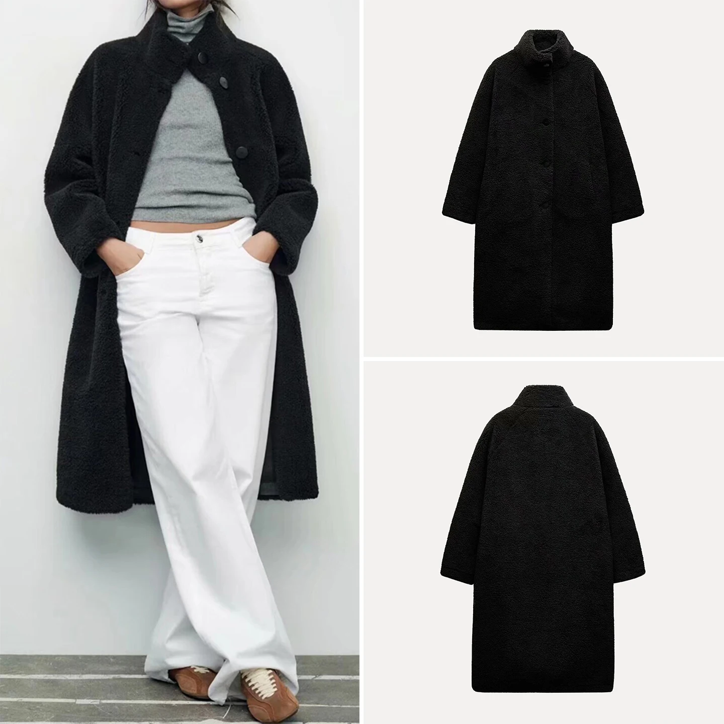 

Моющееся повседневное меховое кожаное пальто для женщин, осень 2021, персональный Ele, универсальный бренд Z, китайский производитель