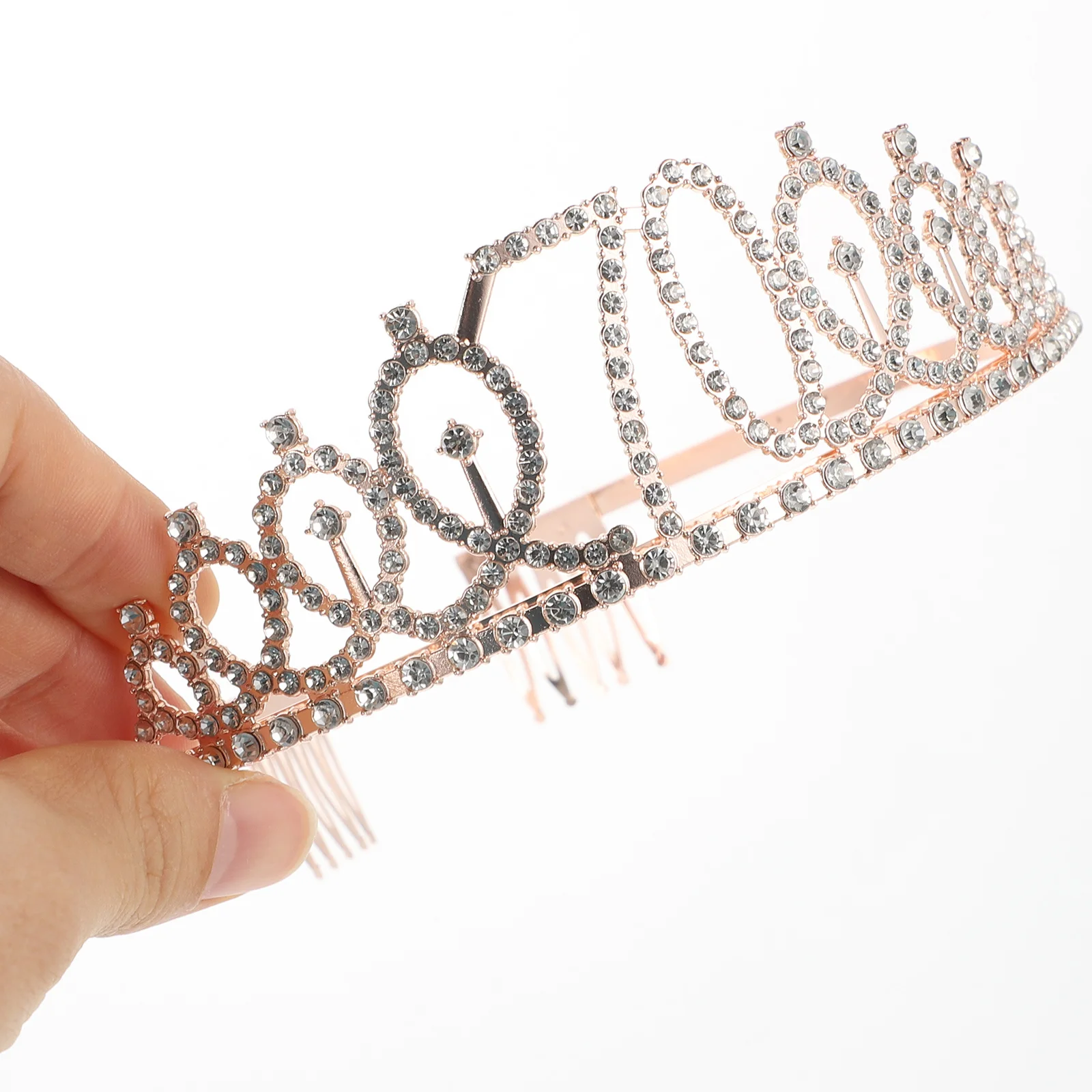 

1Set Birthday Crown Shoulder Strap Decorative Sash Party Supplies Birthday Gifts Female Party Accessories Rhinestone Tiara