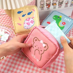 Sanitary Napkin Pad Pouch Organizer Women Makeup Bag Travel Coin Purse Bag Portable Waterproof Cosmetic Bags Tampon Storage Bag