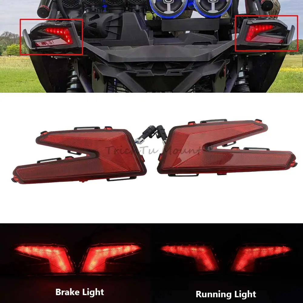 

UTV Rear LED Rear Brake Tail Lights Running Light Tail Lamps For Can-Am Maverick X3 XRS XDS Max Turbo R RR Accessories 2017-2024