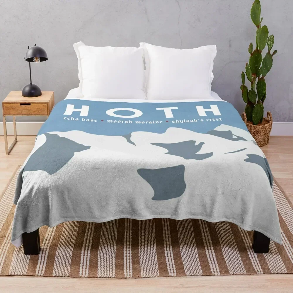 

Galactic Travel - Hoth Throw Blanket Kid'S Luxury Brand Soft Big Blankets