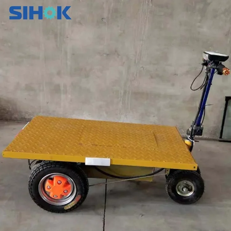 Mini Trolleys Battery Operated Electric Trolley Cargo Truck Heavy  Loading 500kgs Capacity Platform Hand Truck