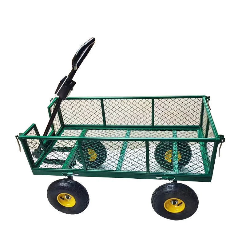 

Four-wheeled trolley trolley handling express tool cart, night market stall trolley