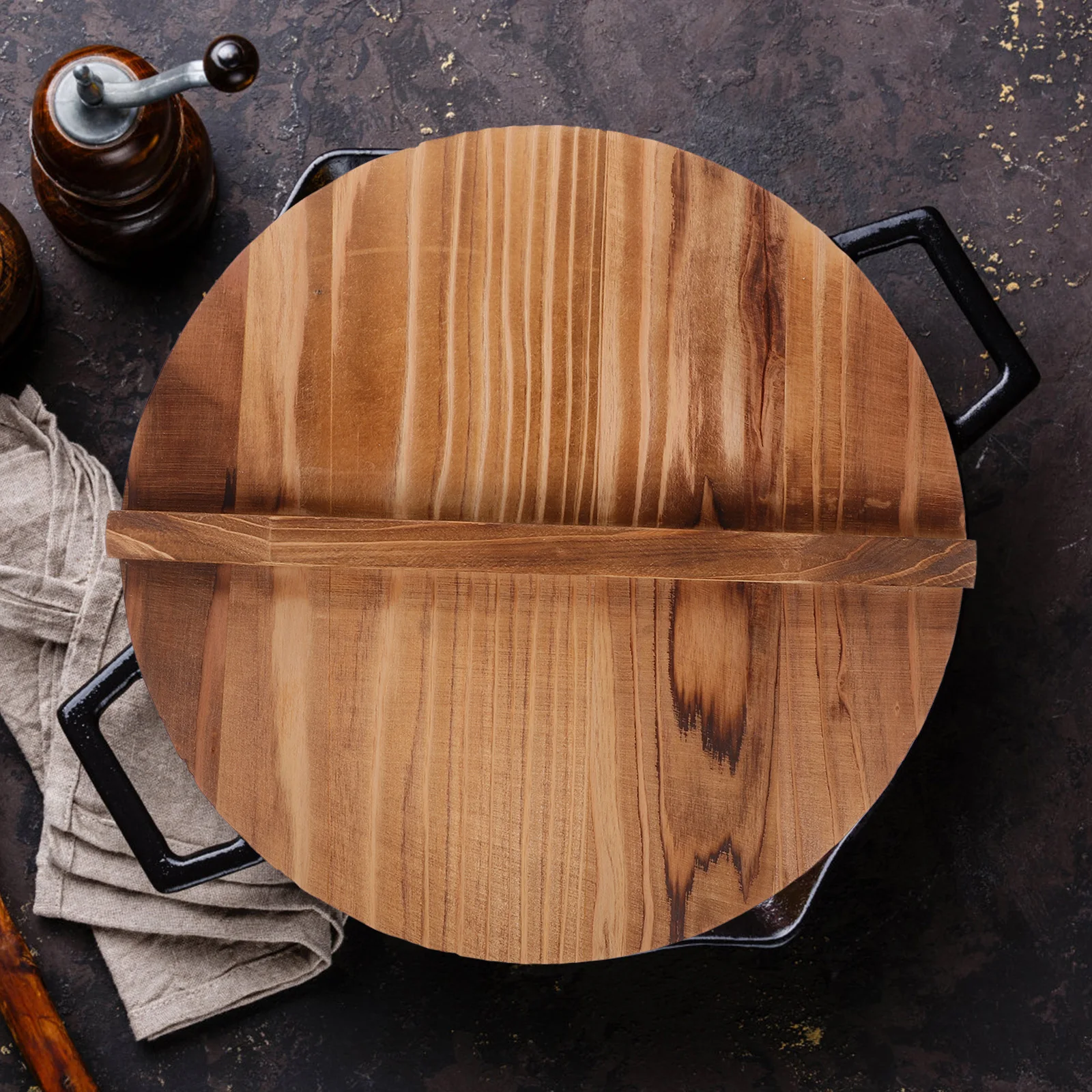 

Крышка кастрюли с защитой от ожогов, защитный чехол для сковороды, крышка сковороды, кухонная утварь, безопасный для дерева H