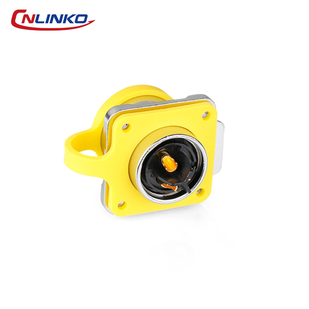 CNLINKO LP20 IP68 Waterproof Circular Heavy Duty Connector 2-12Pin Male/Female Set for Outdoor LED Lighting & Industrial Power