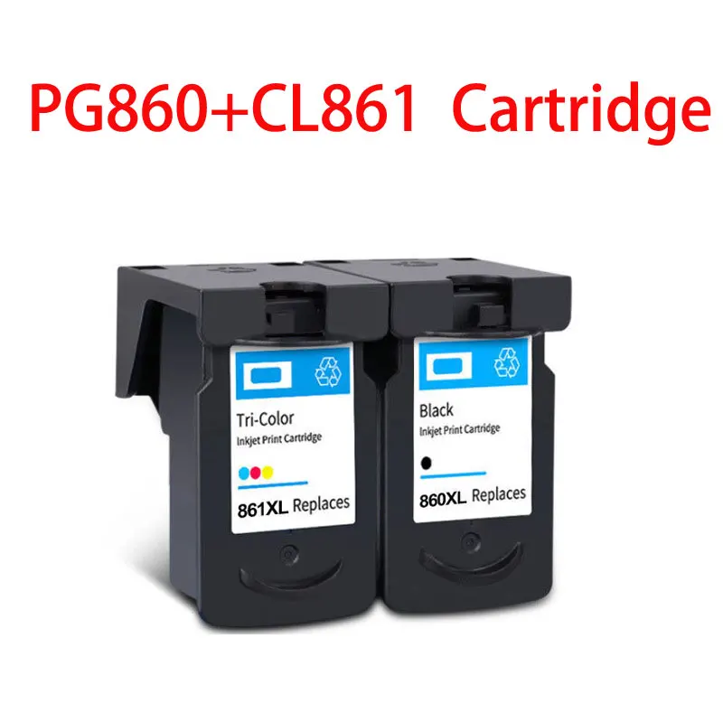 Compatible Refillable Ink Cartridge For Canon  860 861 PG860 CL861 PIXUS TS5380 Printer