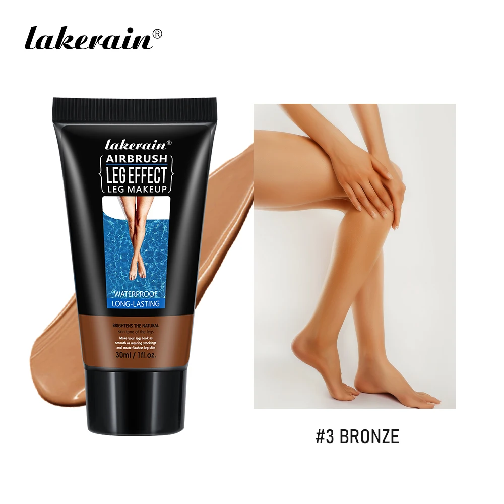 Hansen Leg Even Skin Tone Body Lotion Airbrush Leg Makeup Moisturizing Liquid Body Foundation Fake Tan Cream Tanning Skin Care