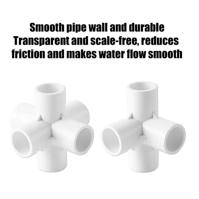 T-Stück PVC-Armaturen PVC-Rohr verschraubung PVC-Möbel anschluss PVC-Rohr verschraubung 3/4/5-Wege-PVC-Armaturen Rohr verschraubungen