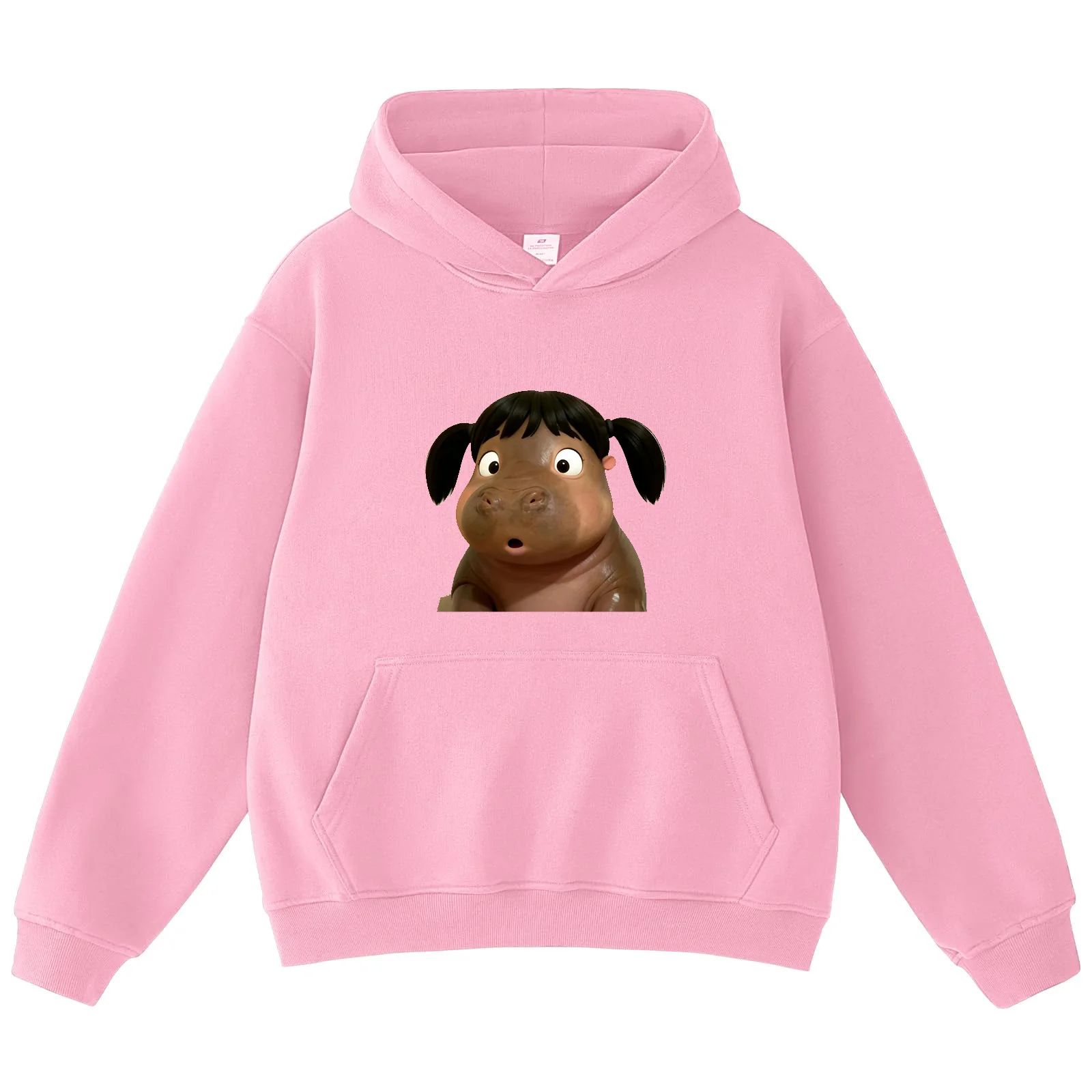 Schattig bedrukt sweatshirt met capuchon Nieuw in trendy oversized casual streetwear grafische herfst- en dagelijkse mode-pullovertop met lange mouwen