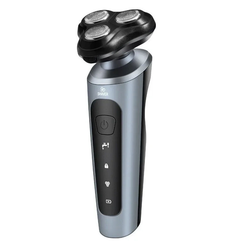 New Man Rasoio elettrico Rasoio per il viso USB Lavaggio completo del corpo Coltello per barba Rasoio ricaricabile tre in uno Trimmer ricaricabile