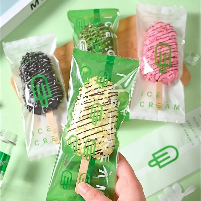 100 Stück DIY handgemachte Eis Süßigkeiten Milch Taffy Wrapper Maschine Versiegelung beutel Neujahr Geschenk Gebäck Verpackung – Detail 7