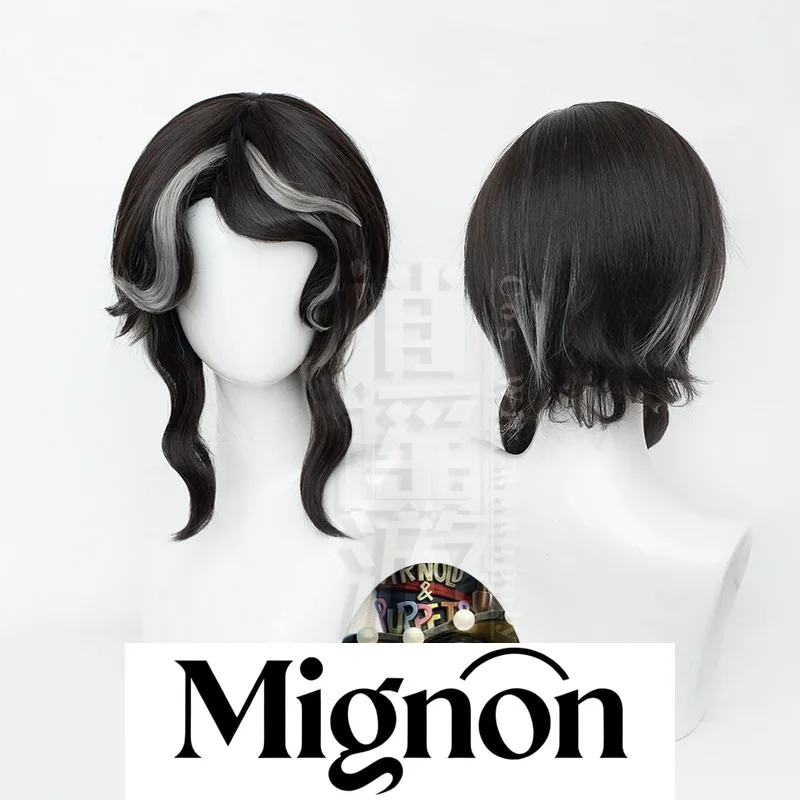 

Identity V Gardener "Театральный хост" Косплей Парик Моделирование головы Топ Подарок на Хэллоуин