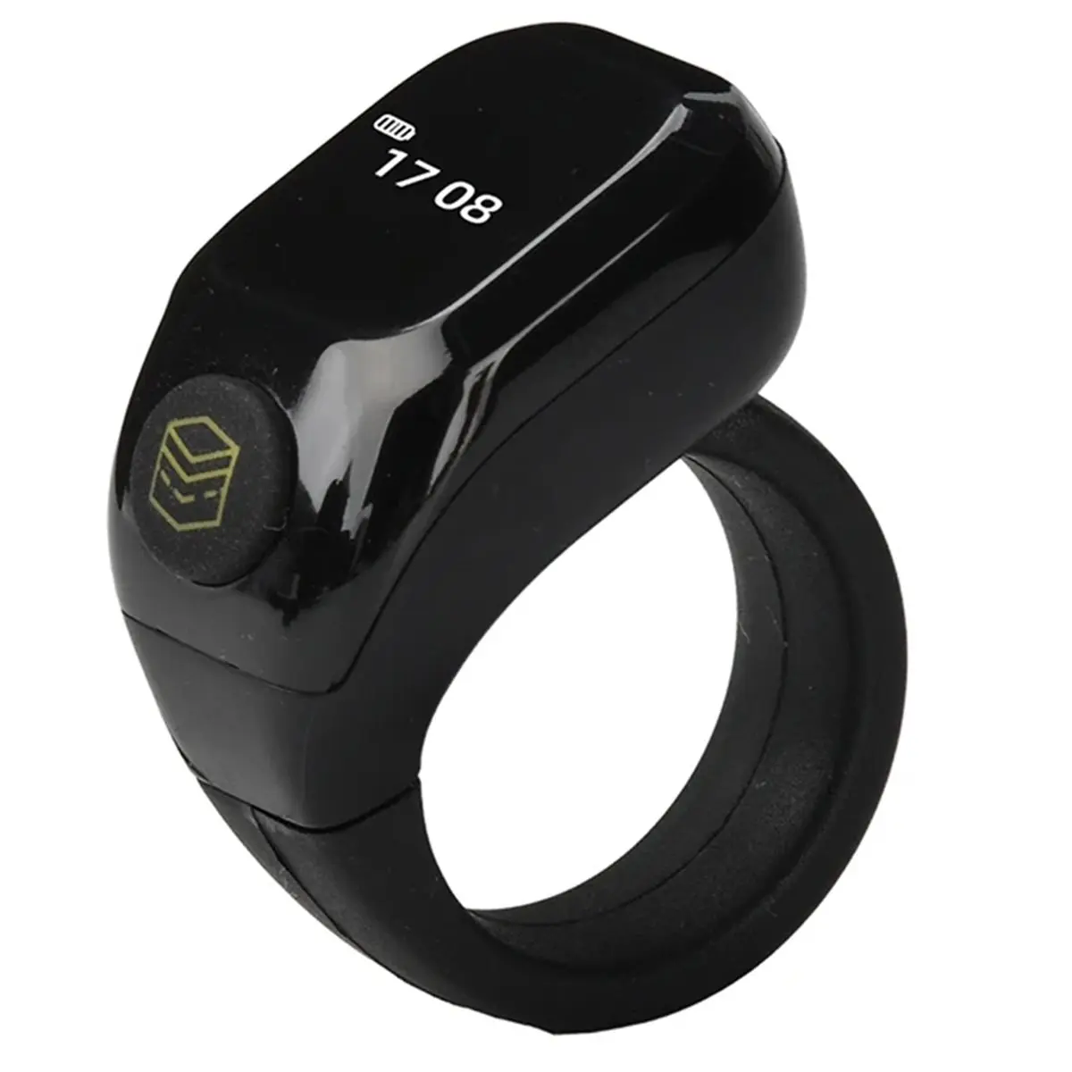 DT90 New 3in1 Bluetooth Ring Counter with OLED Display,Interchangeable Shaft Electronic Tasbih Counter,for Prayer Black