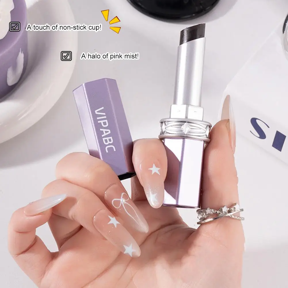 Zwarte kleurveranderende lippenstift, magische temperatuur kleurveranderende lipglos lippenbalsem, langdurige voedende hydraterende lippenstift