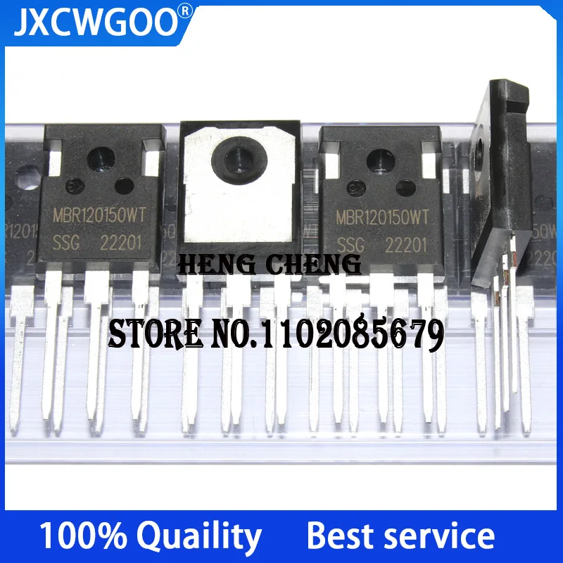 10-50PCS 100%New Original MBR120150WT MBR120150 TO-247 150V Schottky diode