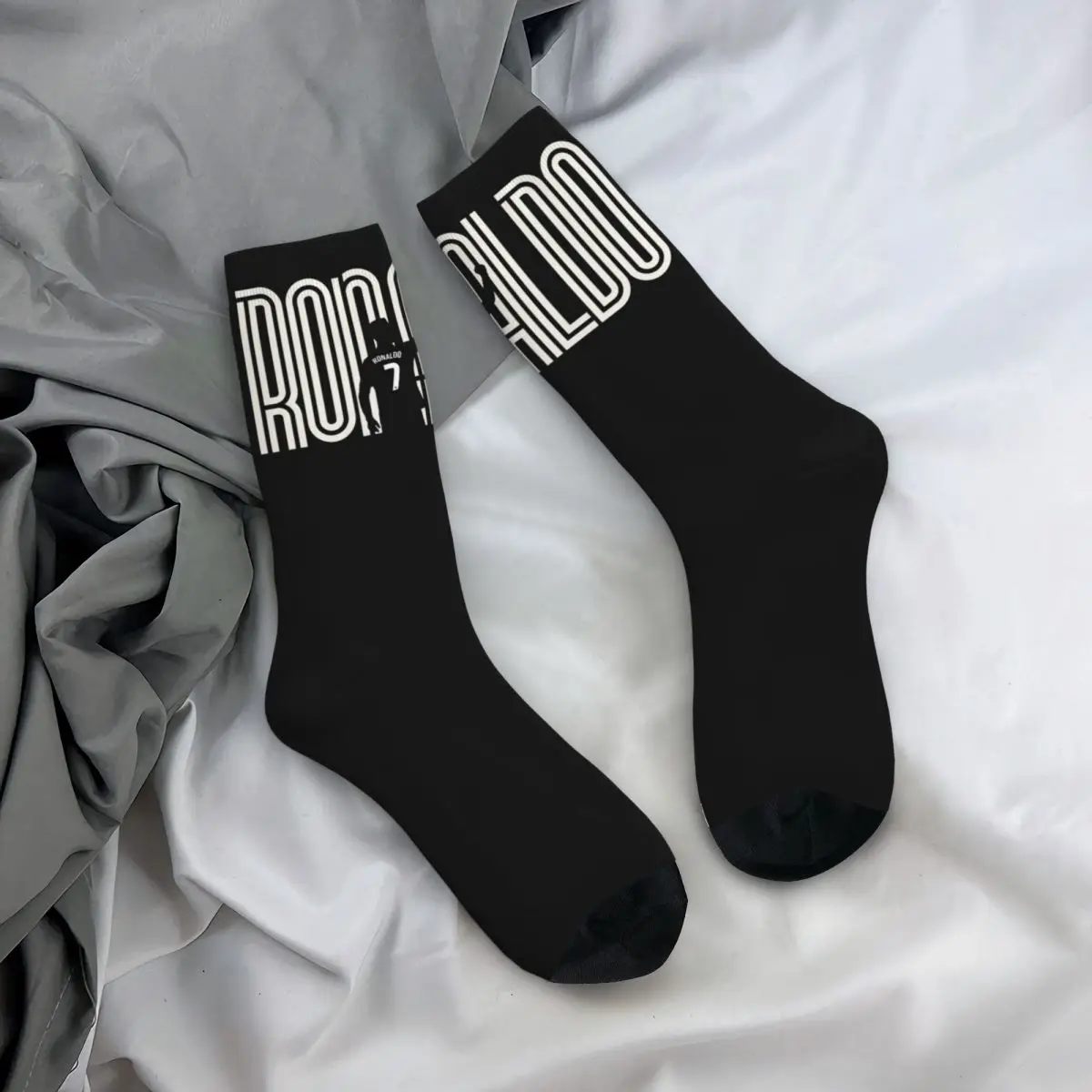 Cristiano Ronaldo CR7 Socks Men Women Funny Happy Socks Novelty Spring Summer Autumn Winter Socks Gift