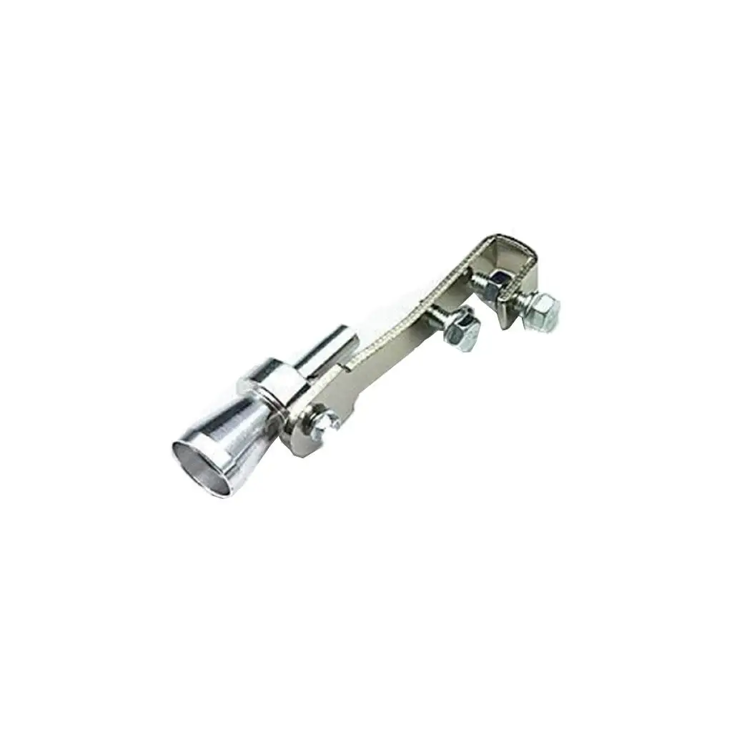 Universal Turbo Sound Whistle Aluminum 18mm Exhaust Tip for Car and Motorcycle Straight Muffler Decorative Accessory