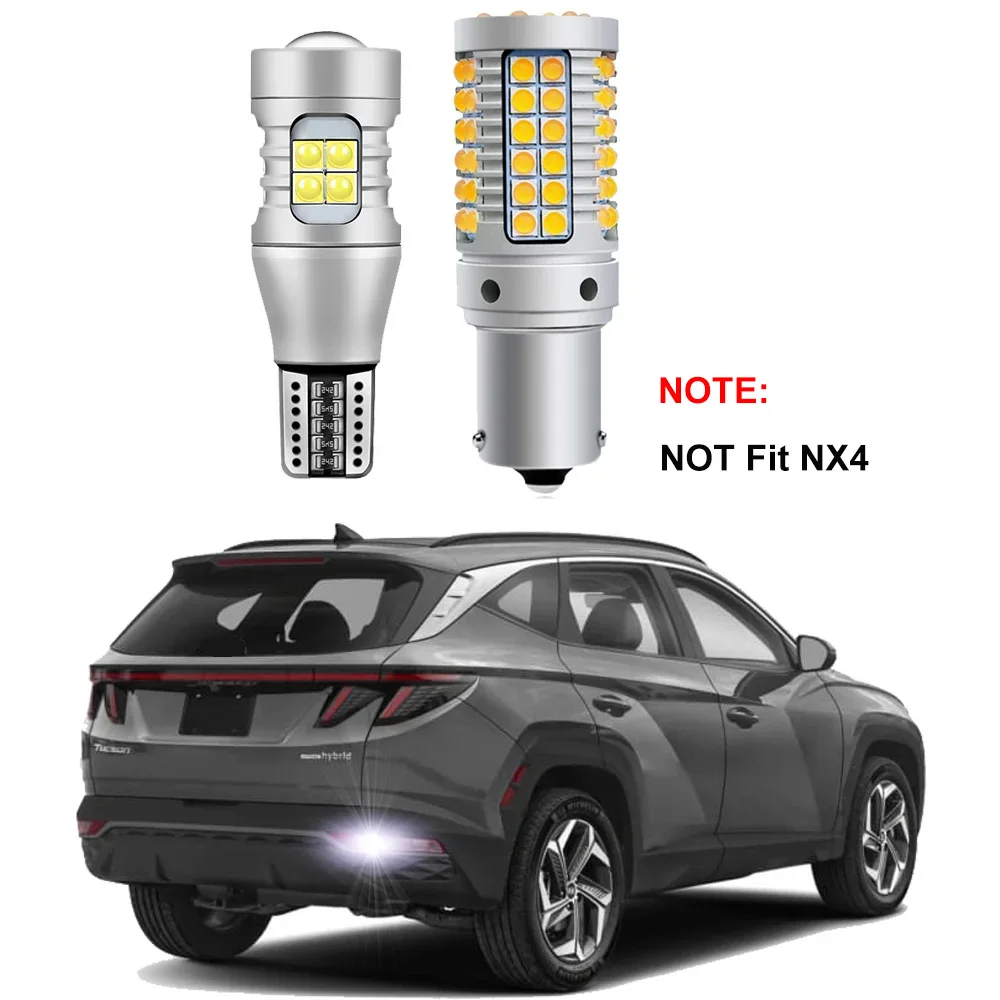 For Hyundai Tucson Ultimate Hybrid 2023(not fit NX4 model) LED Bulb Rear Turn Signal Backup Reverse Tail Light Canbus