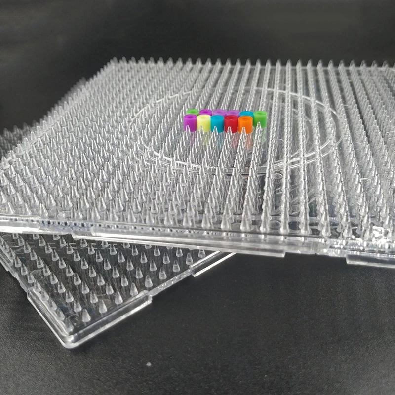 5mm 하마 비드 페그 보드 사각형 모양 펄러 비즈 4 개/대 크리 에이 티브 교육 장난감을위한 직경 15cm 원형 퍼즐 템플릿