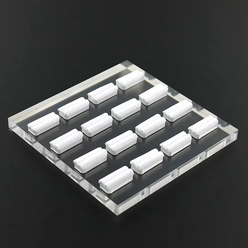 Naxilai 1pcs 16 position plate Acrylic Jewelry Display Stand Jewelry Props Accessories Storage Display Stand