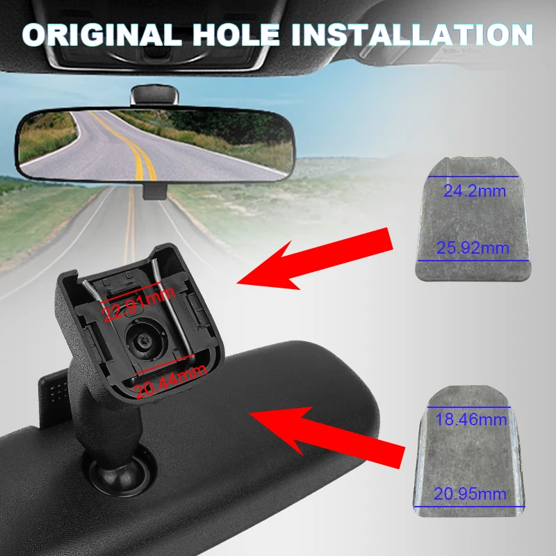 

Inner RearView Mirror Manual Dim Interior Mirror For Toyota Corolla Yaris 87810-52041/ 87810-0WG00 /87810-0WG60/87810-60191