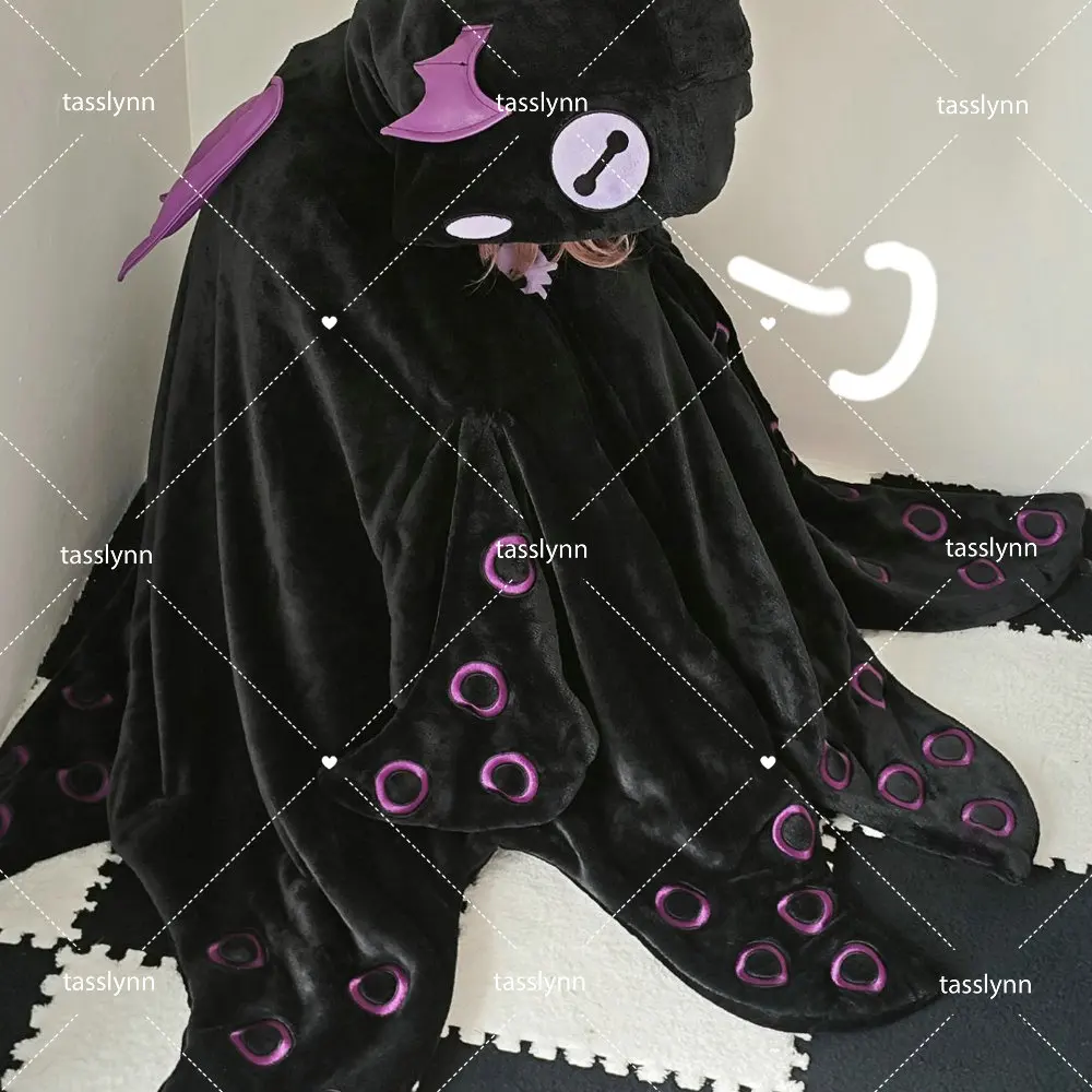 Original Design Krul Tepes Cosplay Costumes Seraph of The End Krul Tepes Halloween Costumes Krul Tepes Octopus Cape Plush Pajama