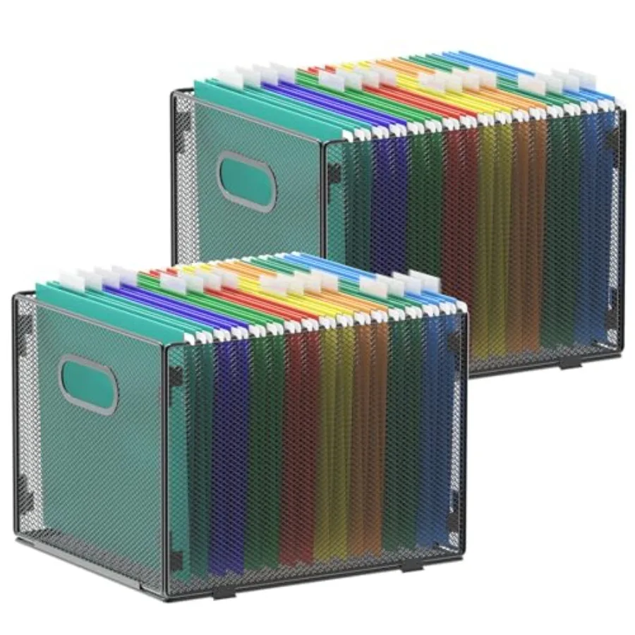 

Подвесной сетчатый органайзер для файлов, коробка для хранения документов, органайзер для картотеки, коробки для хранения формата Letter Size