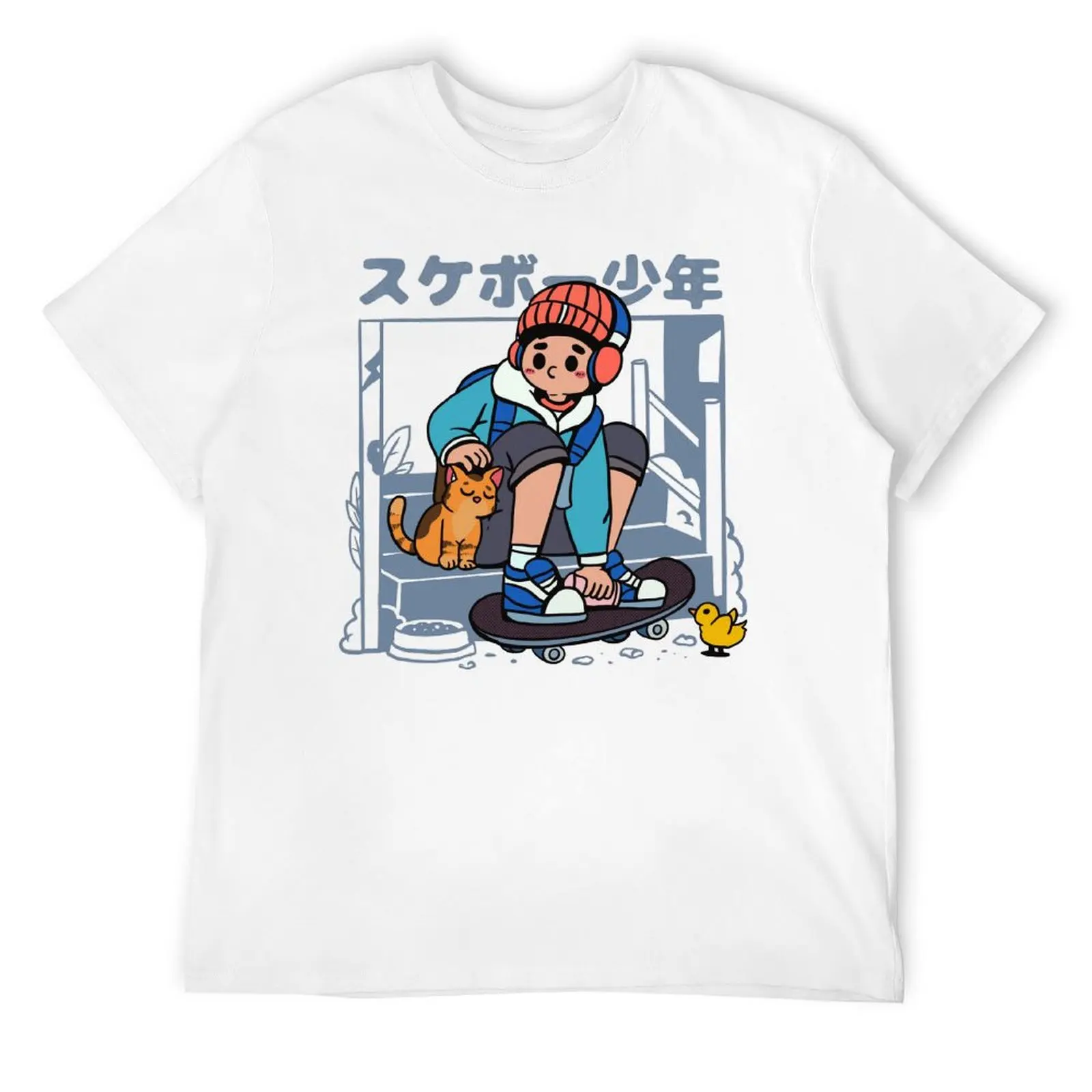 Harajuku Pet Day Skaterboy Life Men's Triblend T-shirt  Motion Tshirt Graphic Cool Humor Graphic Home Eur Size