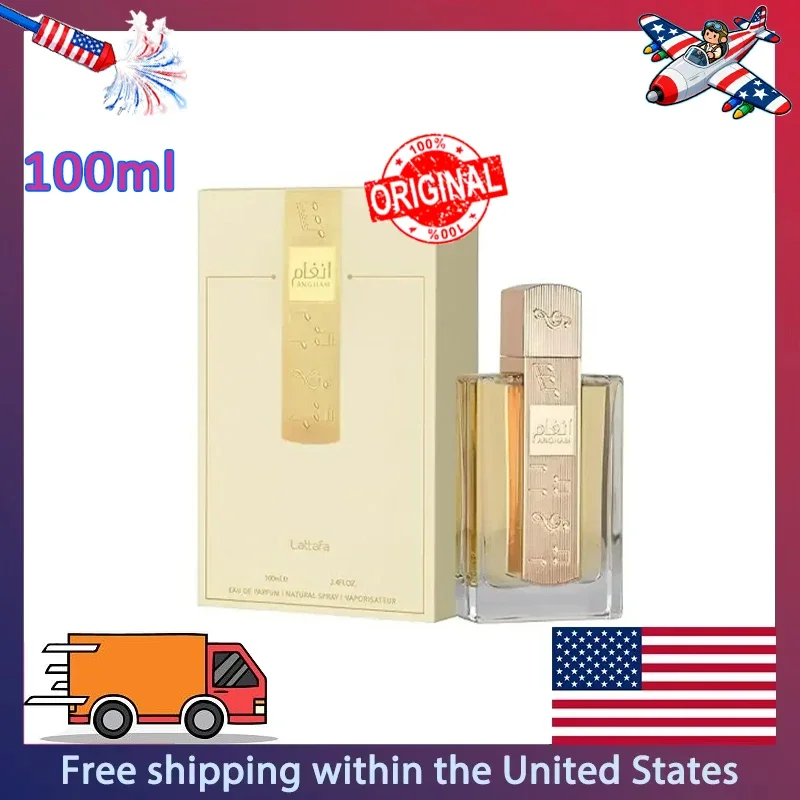 

Новейший аромат для женщин, 100 мл, БРЕНД Lattafa Angham, парфюмерная вода, стойкий аромат, арабские духи, парфюмерия Homme